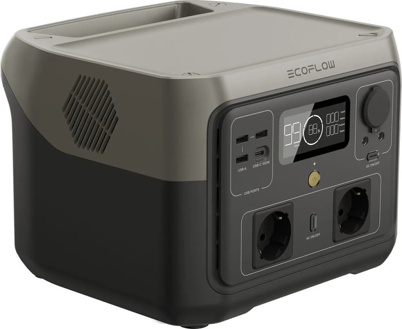 Зарядна станція EcoFlow River 2 Max, 512Wh, 500W, LiFePO4_EU