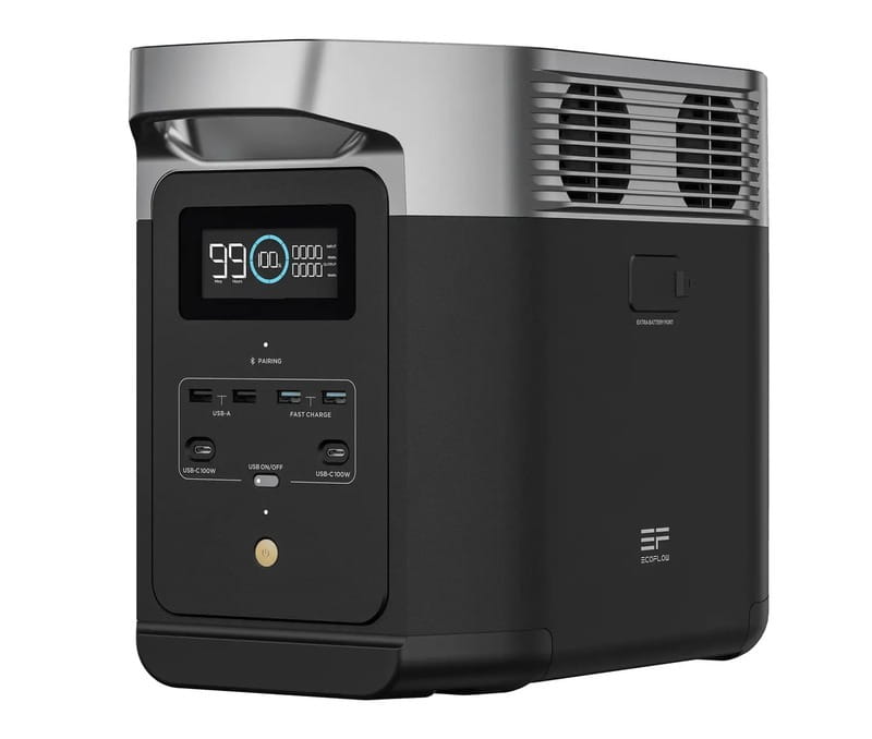 Зарядная станция EcoFlow Delta 2, 1024Wh, 1800W, LiFePO4 (ZMR330-EU)_EU