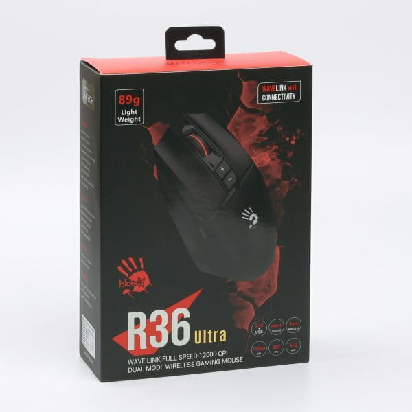 Миша бездротова A4Tech Bloody R36 Ultra Stone Black