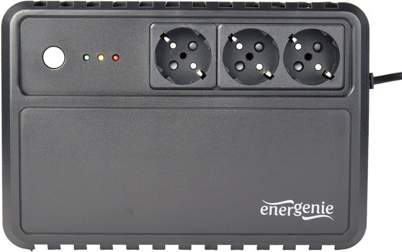 ИБП EnerGenie EG-UPS-3SDT1000-01 1000VA, Line Int., AVR, 3xSchuko