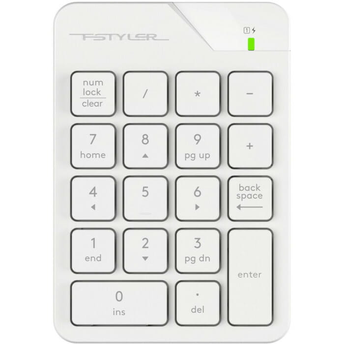 Клавиатура цифровая A4Tech Fstyler FGK21C White