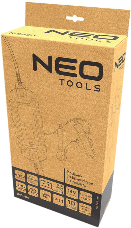 Зарядний пристрій NEO Tools 11-893