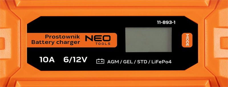Зарядний пристрій NEO Tools 11-893