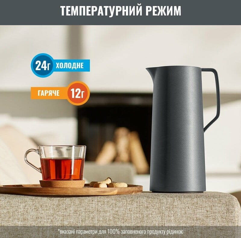 Термоглечик Tefal Motiva 1 л Anthracite (N4170110)