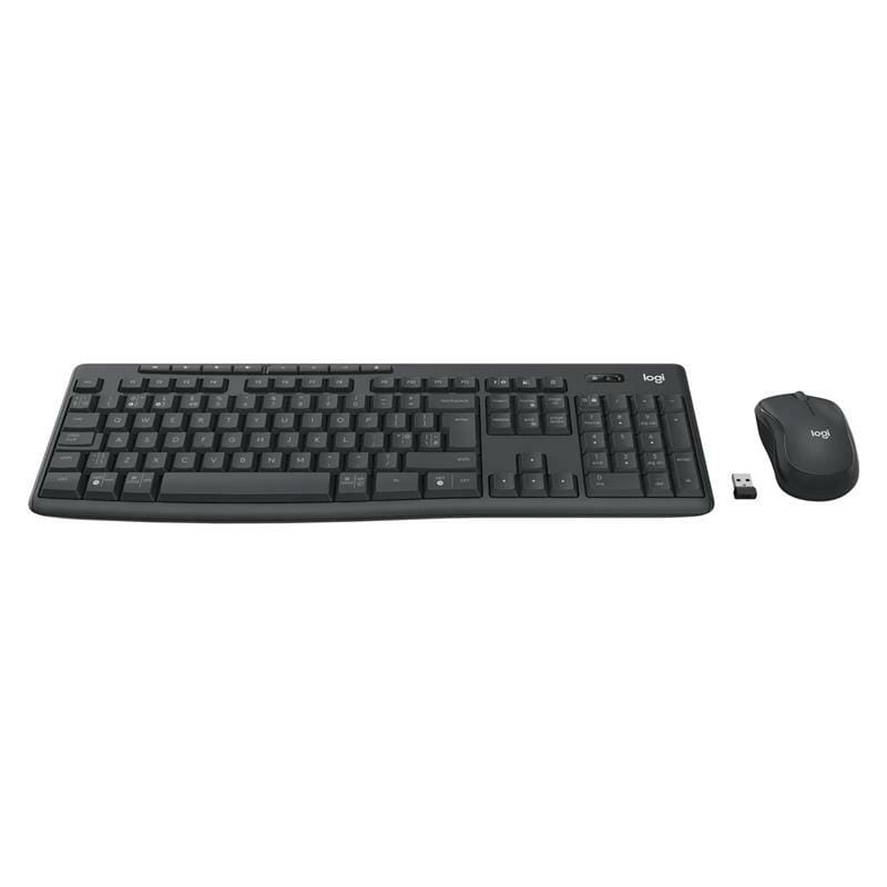 Комплект (клавиатура, мышь) беспроводной Logitech MK370 Graphite (920-012077)