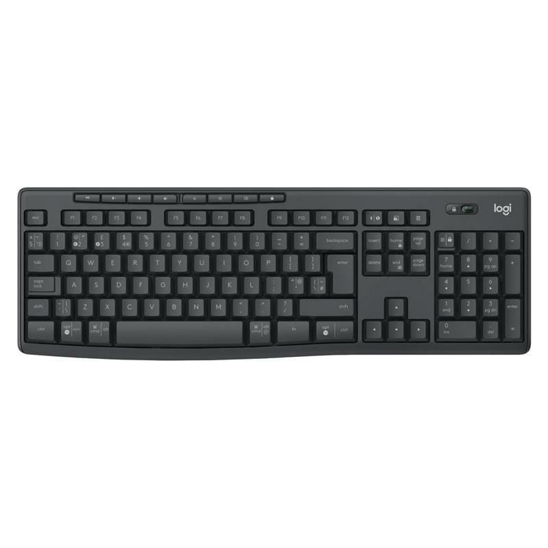 Комплект (клавіатура, мишка) бездротовий Logitech MK370 Graphite (920-012077)