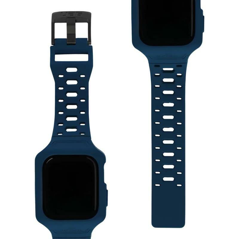 Чохол з ремінцем Urban Armor Gear Huntington для Apple Watch 45/44/42mm Navy (194113R15252)