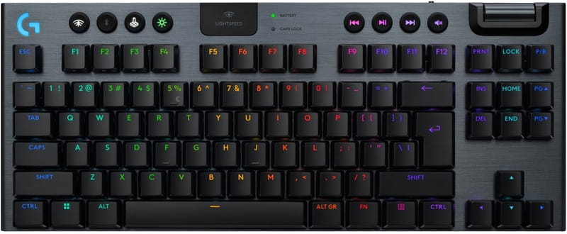 Клавиатура беспроводная Logitech G915 X Lightspeed TKL Wireless Clicky Black (920-012757)