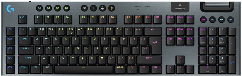 Клавиатура беспроводная Logitech G915 X Lightspeed Wireless Clicky Black (920-012709)