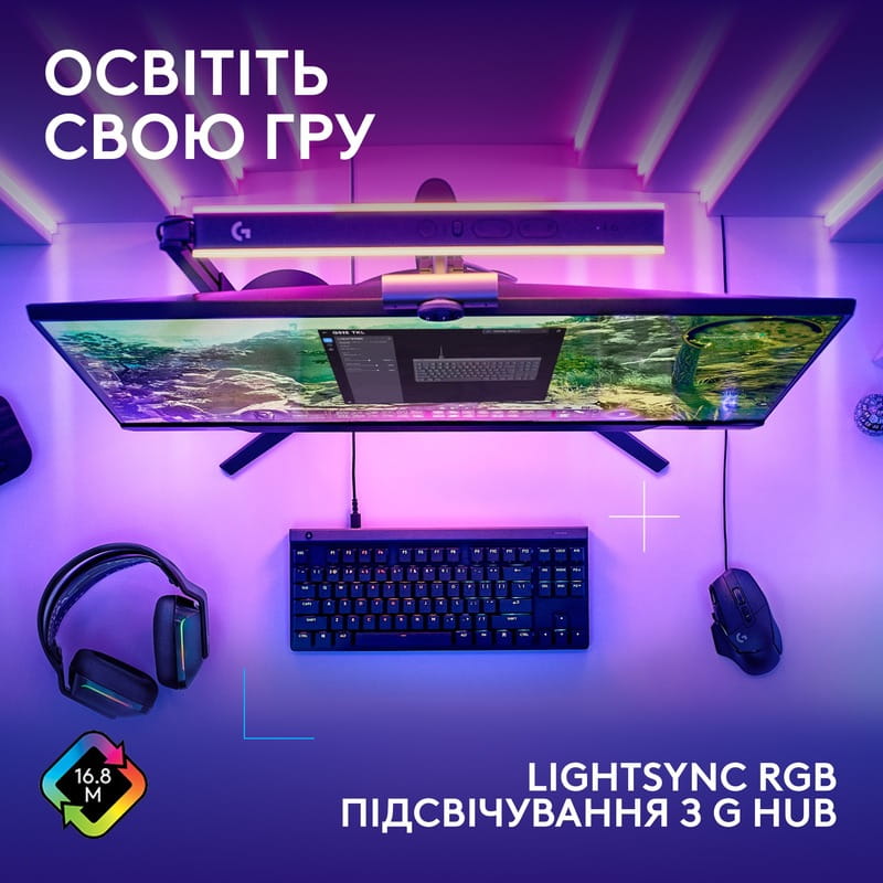 Клавiатура Logitech G515 TKL Black (920-012872)