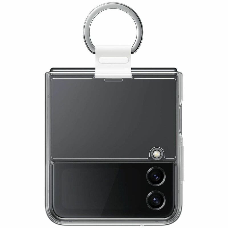 Чехол-накладка Samsung Clear Cover with Ring для Samsung Galaxy Flip 4 SM-F721 Transparent (EF-OF721CTEGUA)