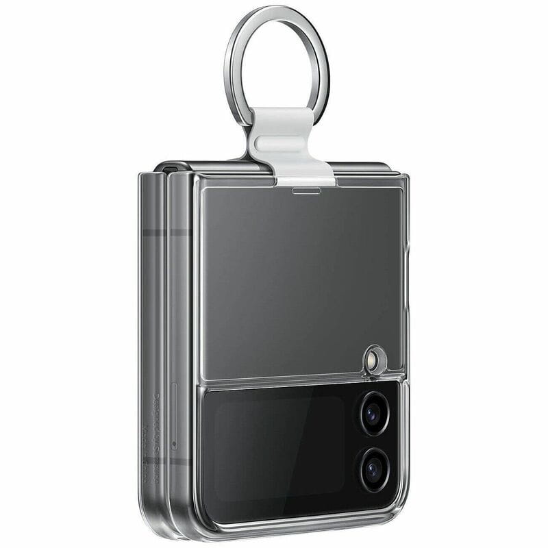 Чехол-накладка Samsung Clear Cover with Ring для Samsung Galaxy Flip 4 SM-F721 Transparent (EF-OF721CTEGUA)