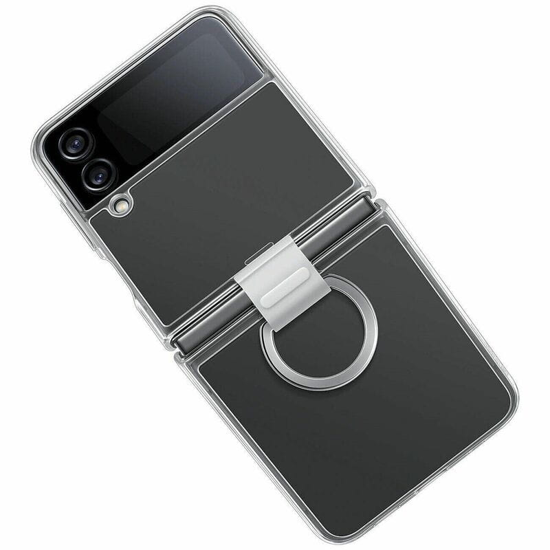 Чехол-накладка Samsung Clear Cover with Ring для Samsung Galaxy Flip 4 SM-F721 Transparent (EF-OF721CTEGUA)