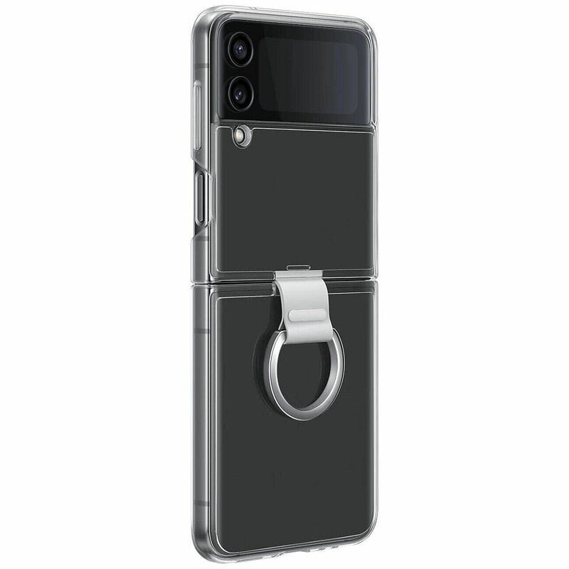 Чехол-накладка Samsung Clear Cover with Ring для Samsung Galaxy Flip 4 SM-F721 Transparent (EF-OF721CTEGUA)