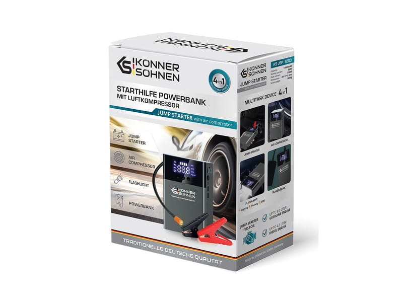 Пусковое устройство для автомобилей Konner&Sohnen KS JSP-1200 14000 mAh
