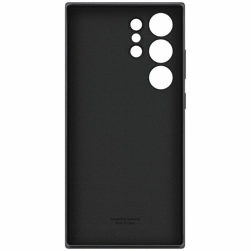 Чeхол-накладка Samsung Leather Cover для Samsung Galaxy S23 Ultra SM-S918 Black (EF-VS918LBEGRU)