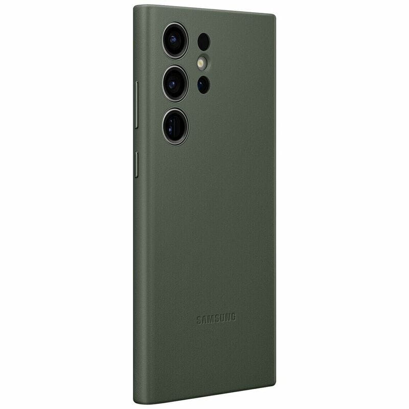 Чeхол-накладка Samsung Leather Cover для Samsung Galaxy S23 Ultra SM-S918 Green (EF-VS918LGEGRU)
