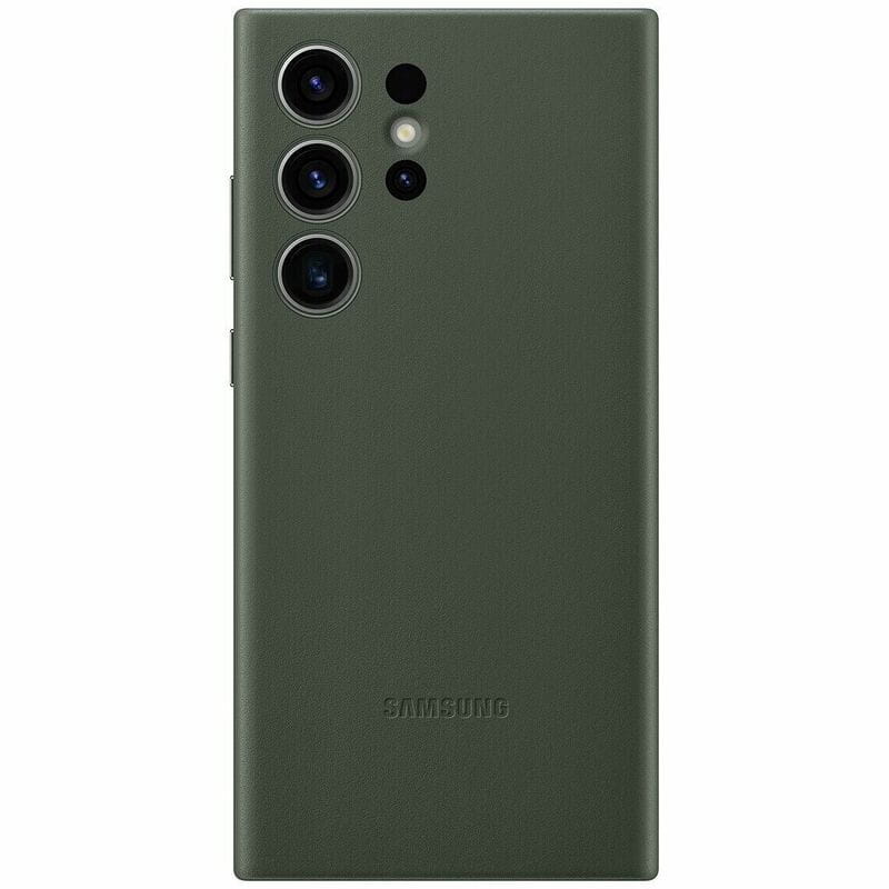 Чeхол-накладка Samsung Leather Cover для Samsung Galaxy S23 Ultra SM-S918 Green (EF-VS918LGEGRU)
