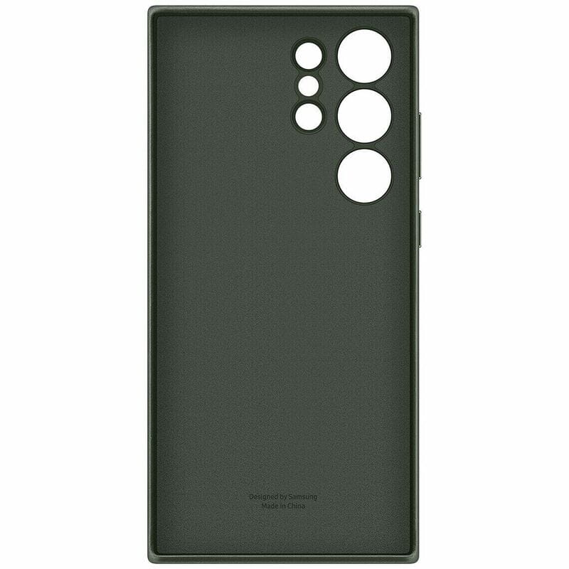 Чeхол-накладка Samsung Leather Cover для Samsung Galaxy S23 Ultra SM-S918 Green (EF-VS918LGEGRU)
