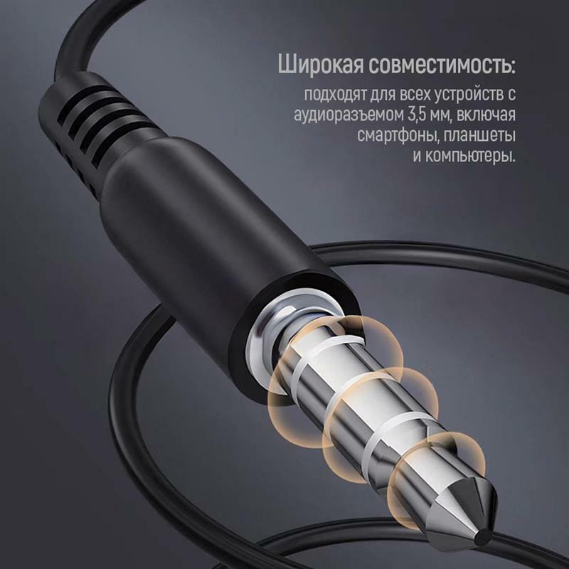 Гарнитура СolorWay 3.5 mm Wired Earphone UrbanBeat Black (CW-WD03BK)