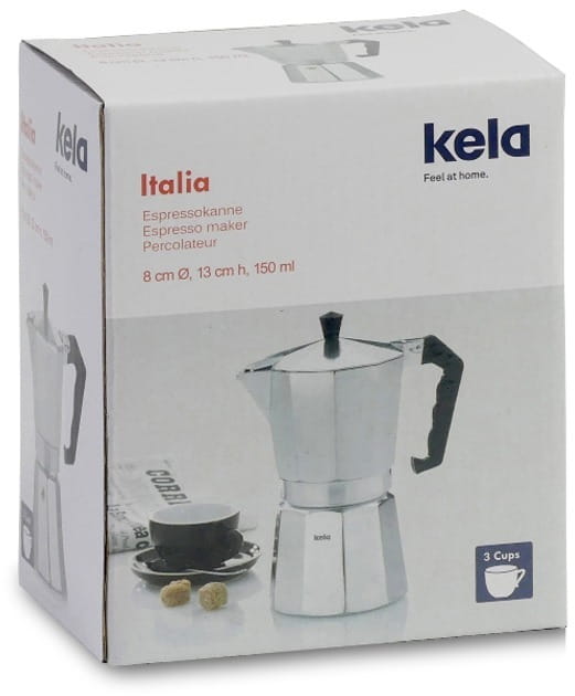 Гейзерная кофеварка Kela Italia (10550)