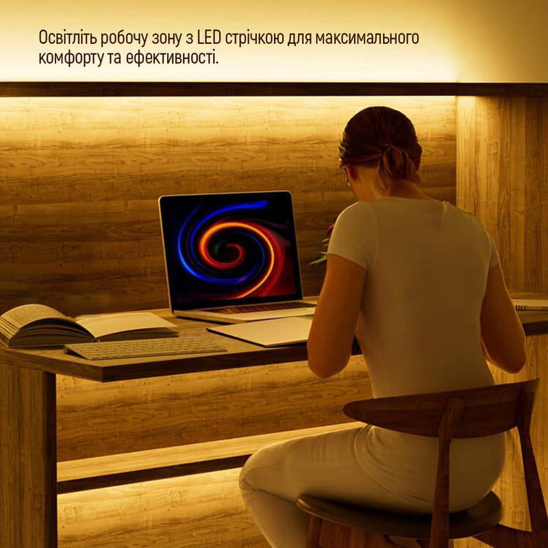 Світлодіодна стрічка ColorWay з живленням від USB холодний білий 3 м (CW-LD03)