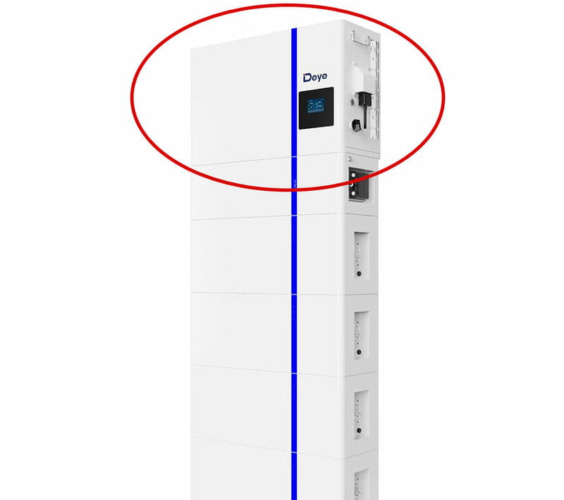 Инвертор гибридный All-in-one 6kW Deye AI-W5.1-6P1-EU-B, однофазный  (составляющая комплекта)