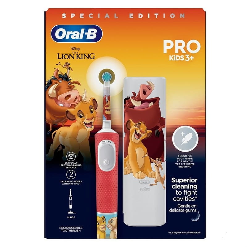 Зубная электрощетка Braun Oral-B (Oral-B D103.413.2KX Lion King)