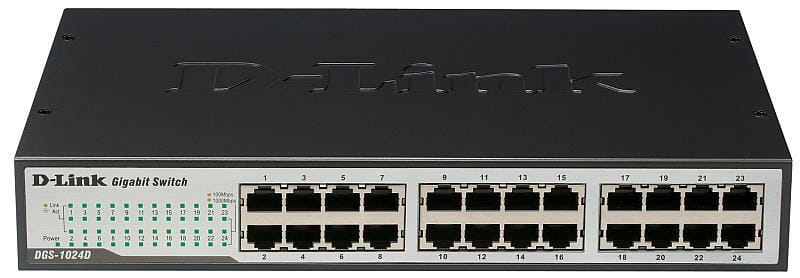 Коммутатор D-Link DGS-1024D/ GE 24port Gigabit Metal