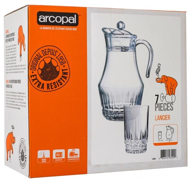 Набір для напоїв Arcoroc Lancier (L4985) 7 предметів