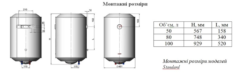 Водонагреватель Nova Tec NT-S 80 Standard