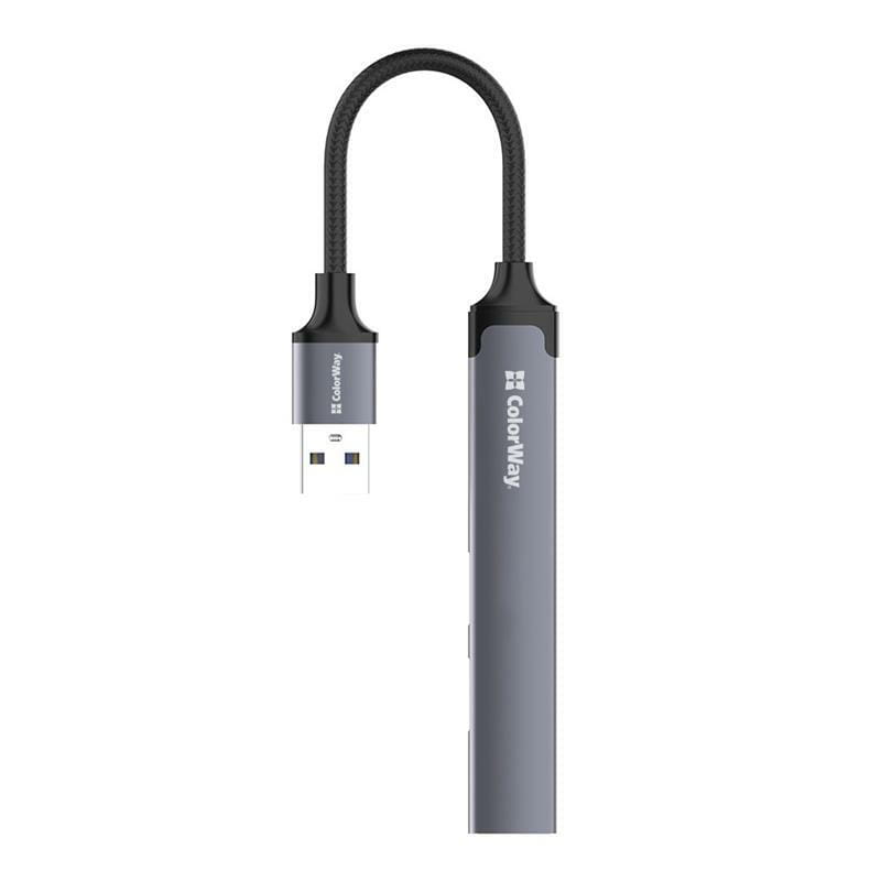 Концентратор СolorWay USB-A 4-в-1 USB2.0х3/USB3.0 (CW-HUB05)