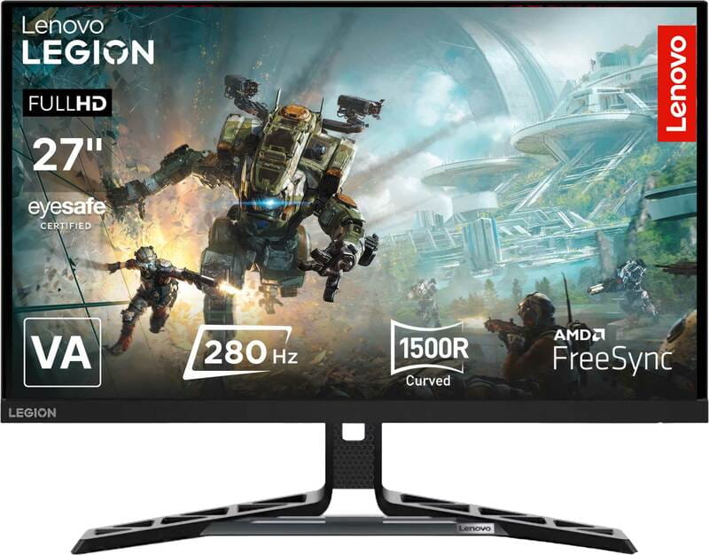 Монiтор Lenovo 27" Legion R27fc-30 (67B6GAC1UA) VA Black 280Hz Curved