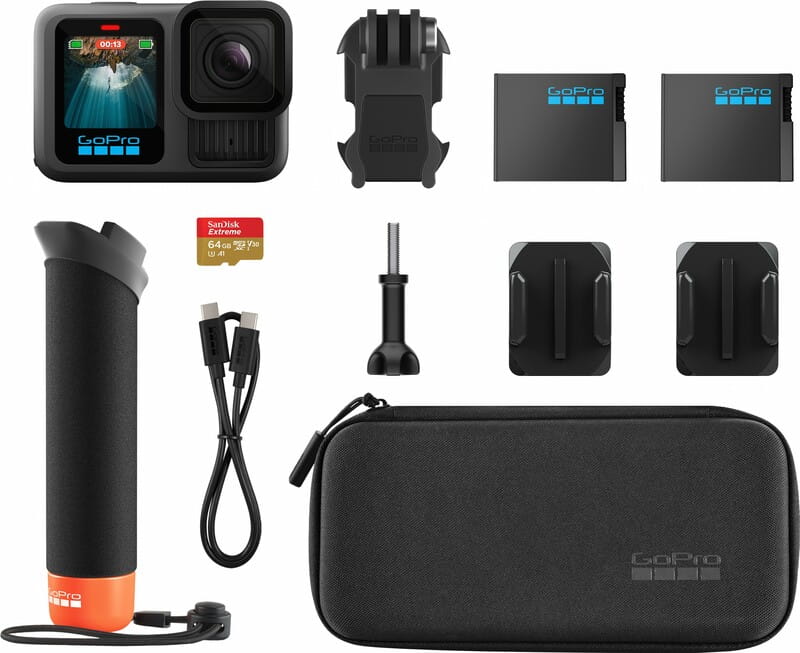 Экшн-камера GoPro Hero13 Black + Enduro + SD Card + Handler Floating (CHDRB-131-RW)