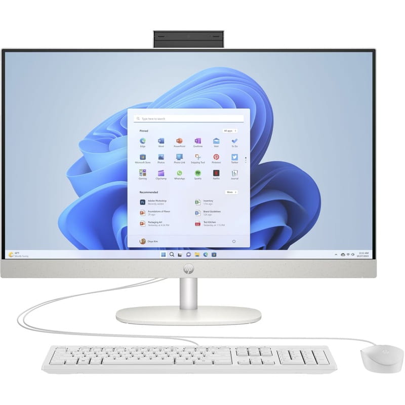 Моноблок HP All-in-One 27-cr1004ua (A45E3EA) White