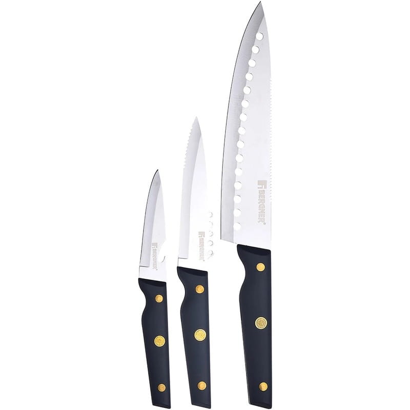 Набір ножів Bergner Pro reeco 3 предмети (BG-41026-DBL)