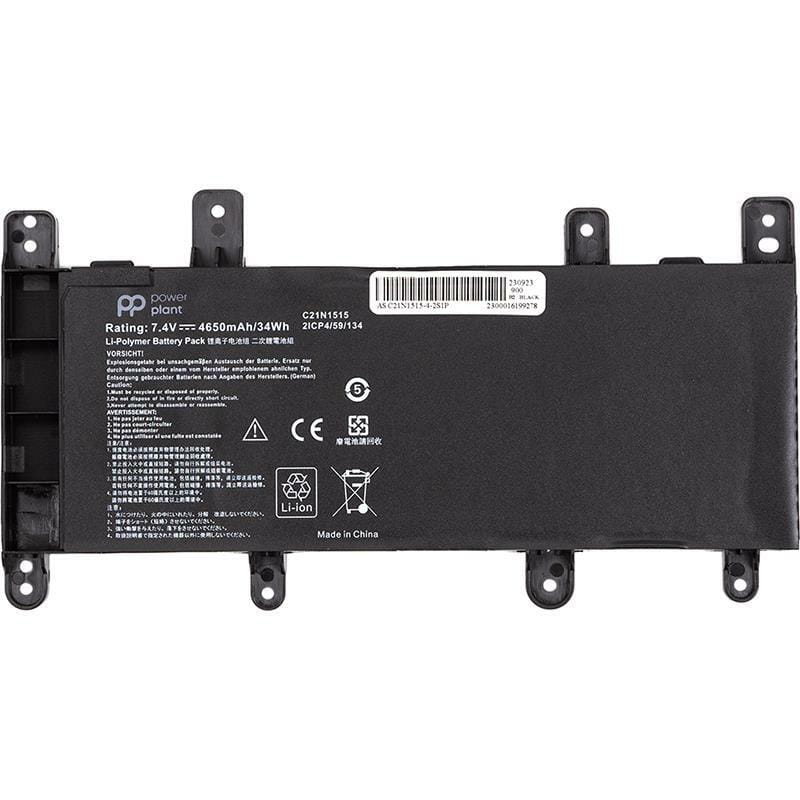 АКБ PowerPlant для ноутбука Asus X756UW (C21N1515) 7.4V 4650mAh (NB431755)