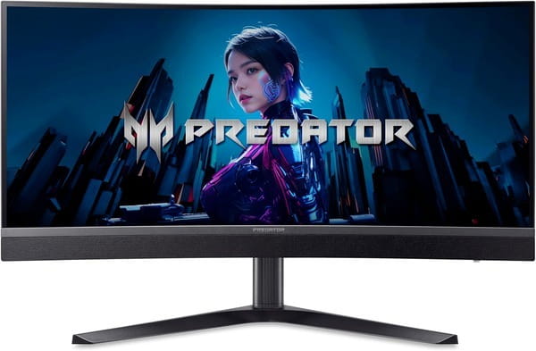 Монiтор Acer 34" Predator X34V3bmiiphuzx (UM.CXXEE.301) VA Black Curved 180Hz