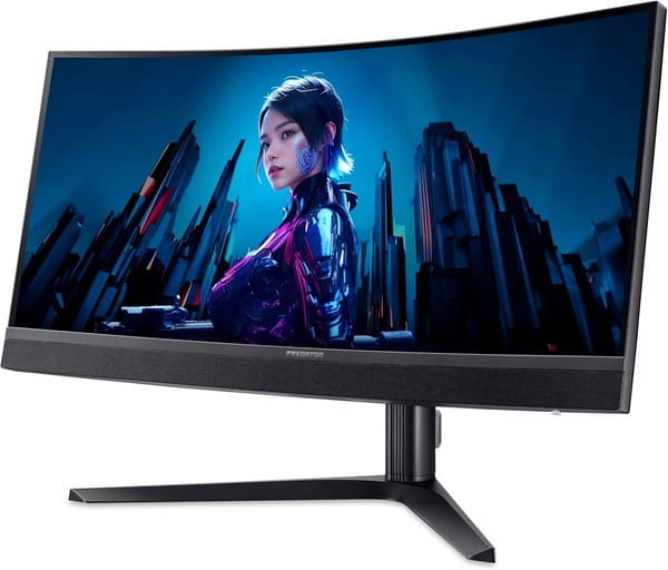 Монiтор Acer 34" Predator X34V3bmiiphuzx (UM.CXXEE.301) VA Black Curved 180Hz