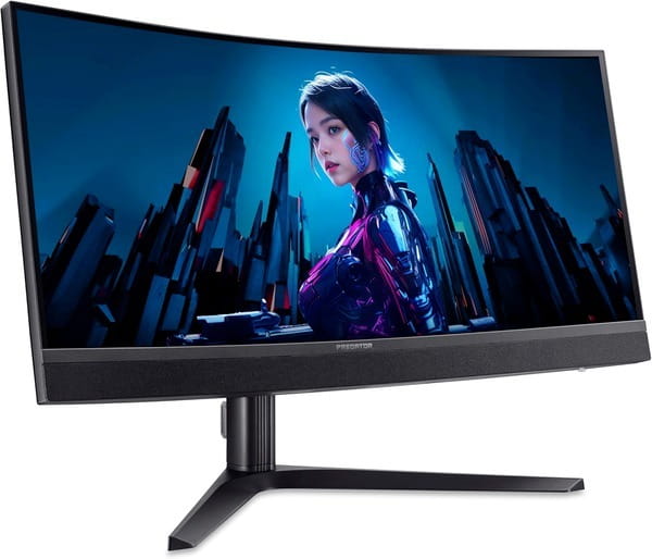 Монiтор Acer 34" Predator X34V3bmiiphuzx (UM.CXXEE.301) VA Black Curved 180Hz