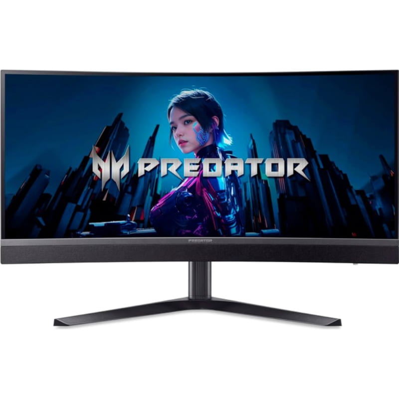 Монiтор Acer 34" Predator X34V3bmiiphuzx (UM.CXXEE.301) VA Black Curved 180Hz