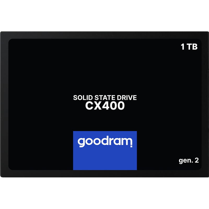 Накопитель SSD 2ТB GOODRAM CX400 Gen.2 2.5" SATAIII 3D TLC (SSDPR-CX400-02T-G2)