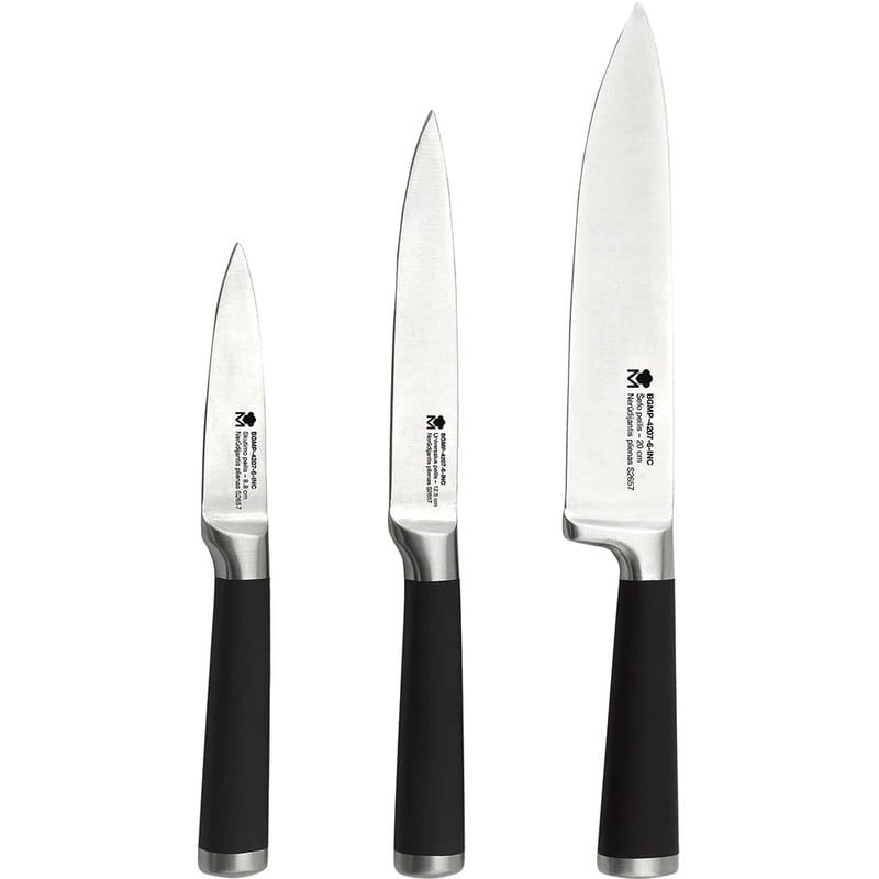 Набір ножів MasterPro Foodies collection 3 предмети (BGMP-4207-6-INC)