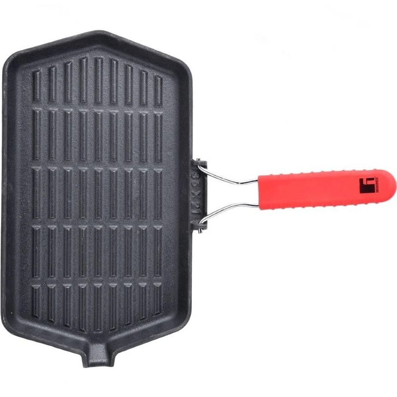 Сковорода-гриль Bergner Bbq lovers 34.3x20.4 см (BG-34131-BK)