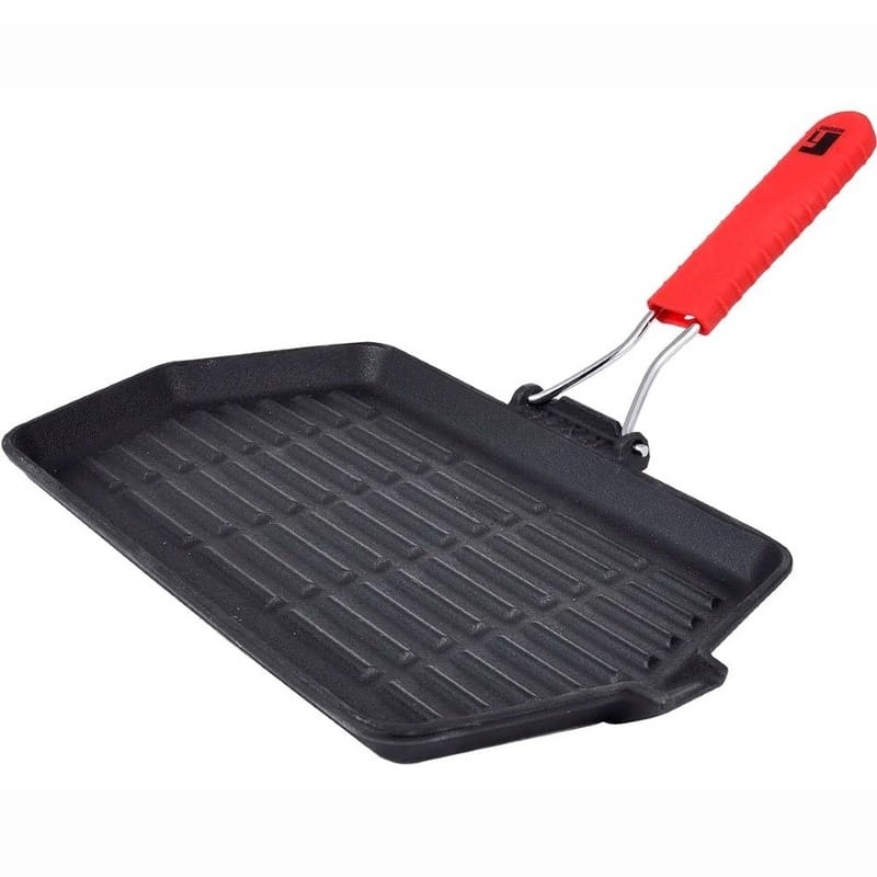 Сковорода-гриль Bergner Bbq lovers 34.3x20.4 см (BG-34131-BK)