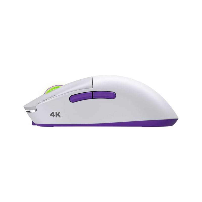 Мышь беспроводная Hator Quasar 2 Ultra 4K Wireless White/Lilac (HTM571WL)