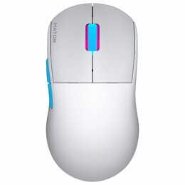 Миша бездротова Hator Quasar 2 Pro Wireless White/Cyan (HTM561WC)