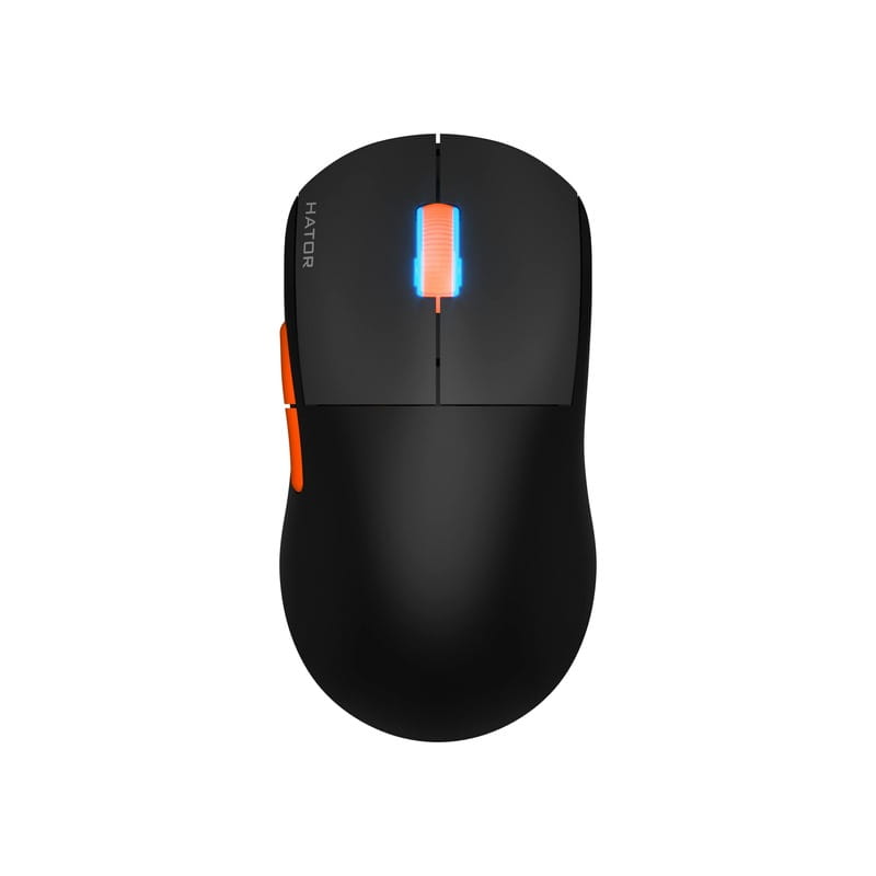 Мышь беспроводная Hator Quasar 2 Pro Wireless Black/Orange (HTM560BO)