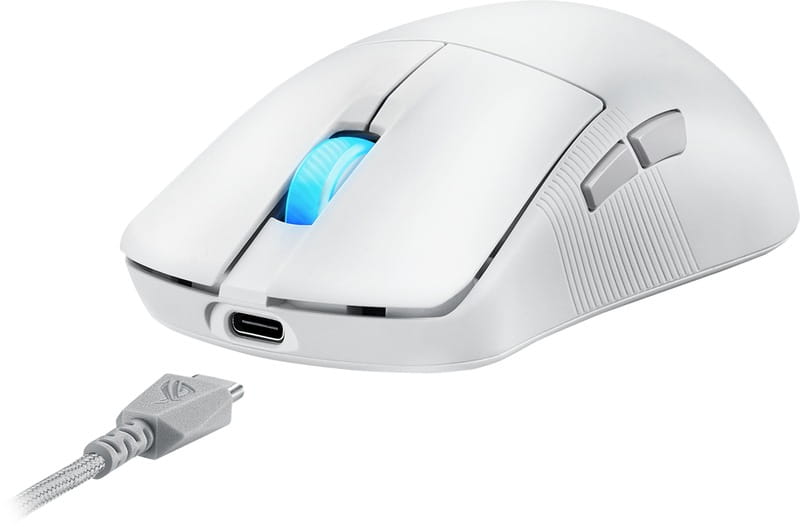 Мышь беспроводная Asus ROG Harpe Ace Mini White (90MP03Z0-BMUA10)