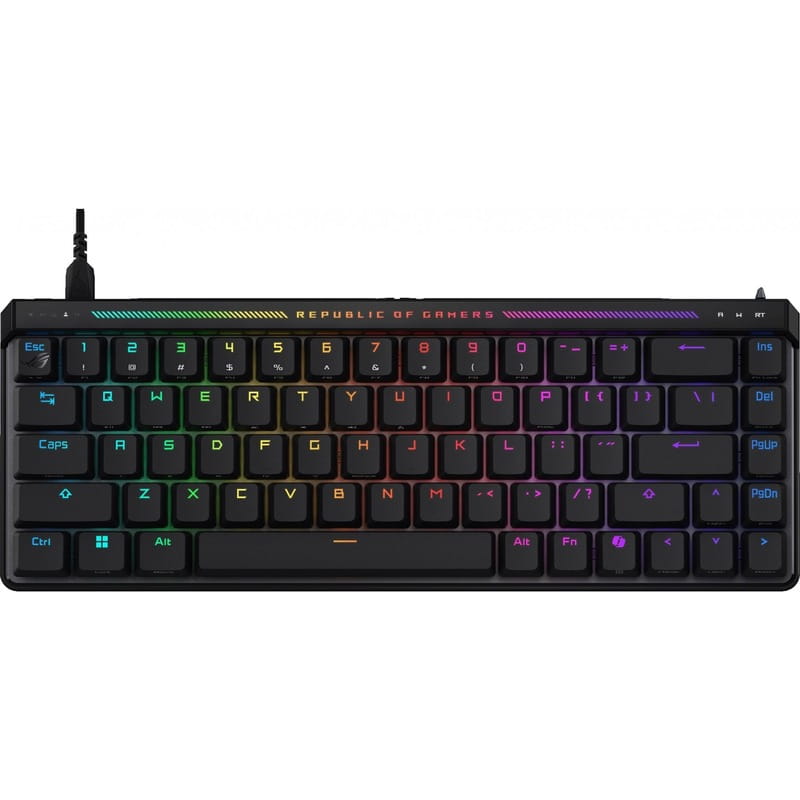 Клавiатура Asus ROG Falchion Ace LED 68key HFX Magnetic Switches Black (90MP03VE-BKUA20)